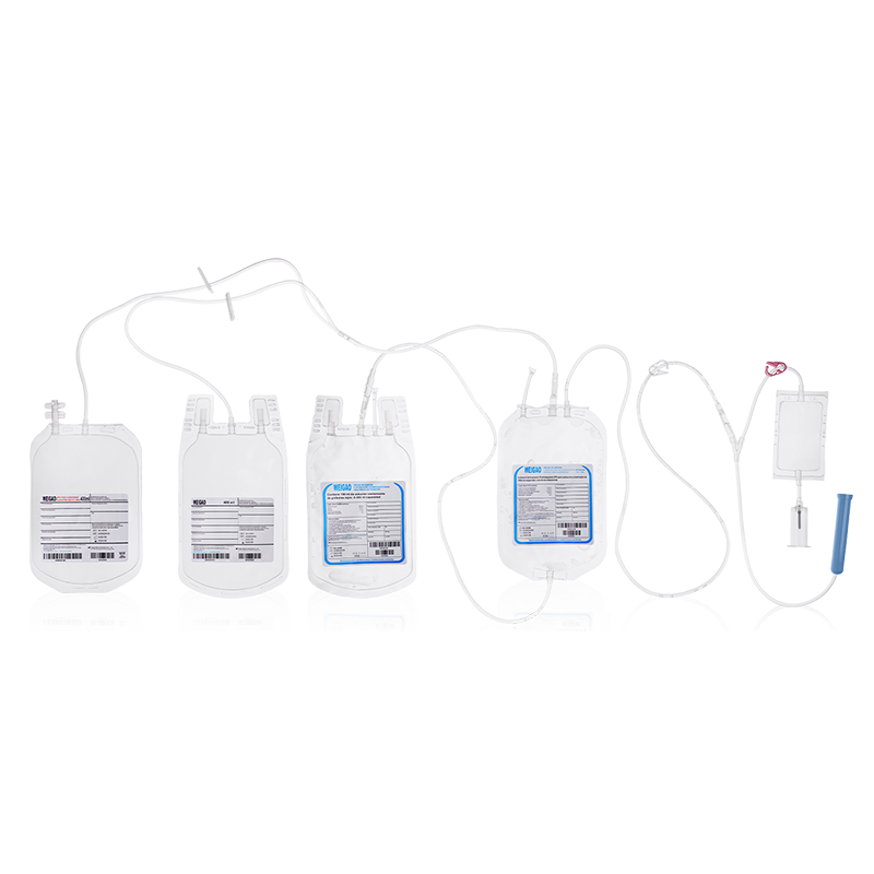 Quadruple blood bags